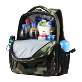 OUTXE Cooler Backpack Insulated Cooler Bag 20L for 14" laptops Lunch Backpack,Camo - backpacks4less.com