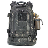Military Expandable Travel Backpack Tactical Waterproof Work Backpack for Men(black-multicam) - backpacks4less.com