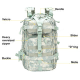 Small Military Tactical Backpack 30L Assault Backpack Tactical Bag - backpacks4less.com