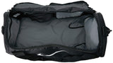 Nike Brasilia Training Duffel Bag, Versatile Bag with Padded Strap and Mesh Exterior Pocket, Medium, Black/Black/White - backpacks4less.com