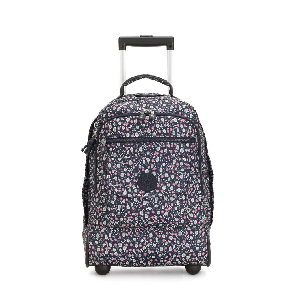 Kipling Sanaa Large Rolling Backpack Floral Rush - backpacks4less.com