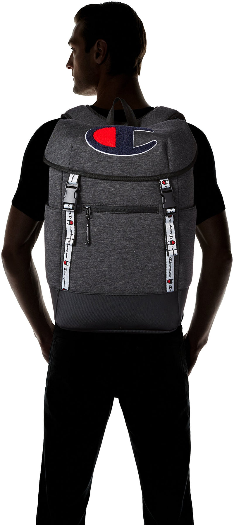 Champion Men's Top Load Backpack, Dark grey, One Size - backpacks4less.com