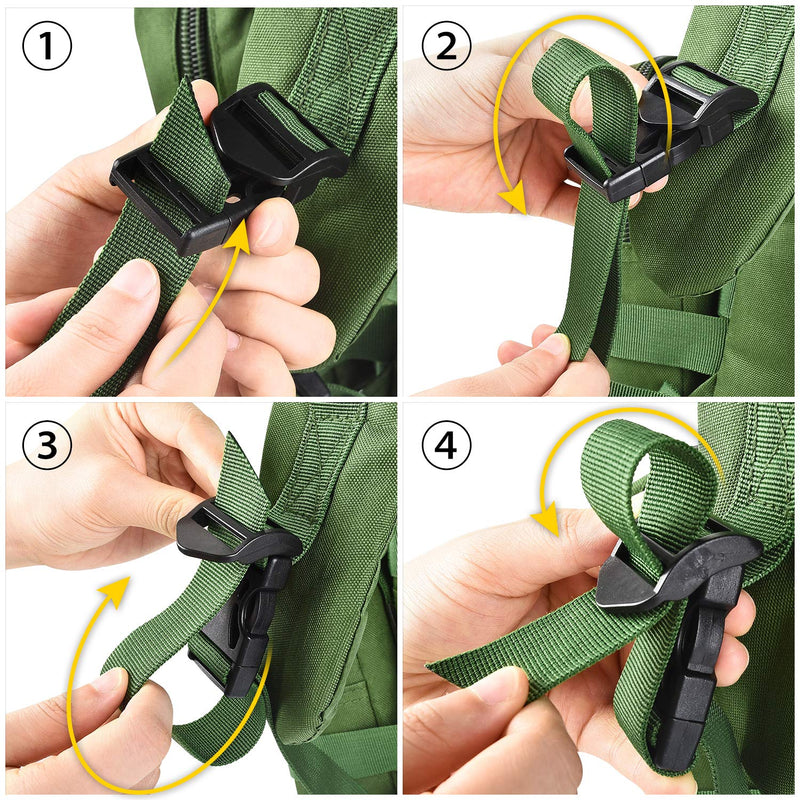 CVLIFE Military Tactical Backpack Army Rucksack Assault Pack Built-up Molle Bag - backpacks4less.com