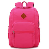 Abshoo Girls Solid Color Backpack For College Women Water Resistant School Bag (HotPink) - backpacks4less.com