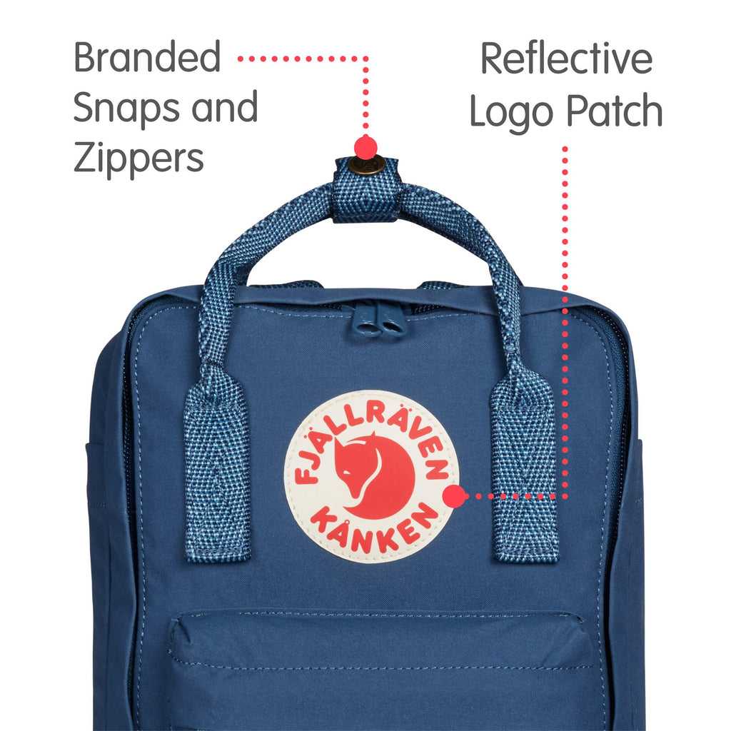 Fjallraven - Kanken Classic Backpack for Everyday, Royal Blue/Goose Eye - backpacks4less.com