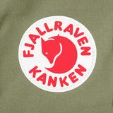 Fjallraven - Kanken Classic Backpack for Everyday, Green/Folk Pattern - backpacks4less.com
