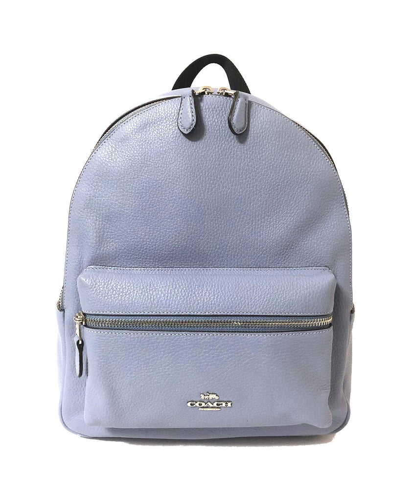 Coach F30550 Medium Charlie Backpack (SV/Steel Blue) Coach F30550 Medium Charlie Backpack (SV/Steel Blue)