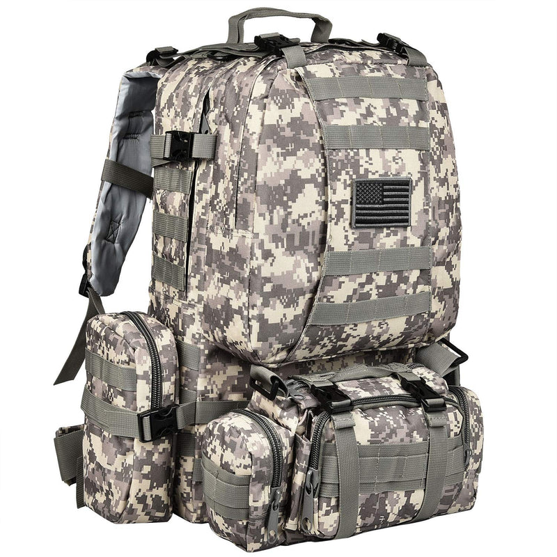 CVLIFE Military Tactical Backpack Army Rucksack Assault Pack Built-up Molle Bag - backpacks4less.com