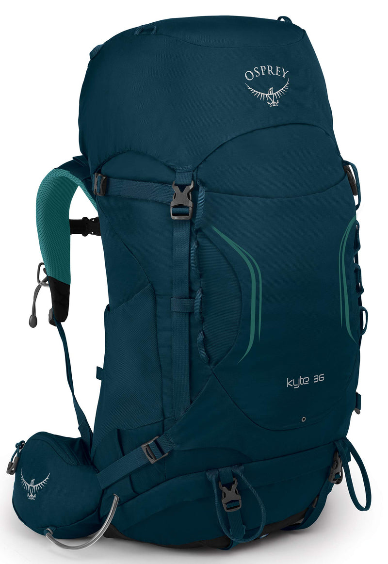 Osprey Packs Kyte 36 Women's Backpack, Ice Lake Green, WS/Medium - backpacks4less.com