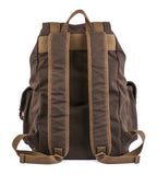 Gootium 21101CF Specially High Density Thick Canvas Backpack Rucksack,Coffee - backpacks4less.com