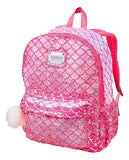 Justice Flip Sequin Backpack Mermaid Pretty Pink Poly backpacks4less