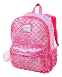 Justice Flip Sequin Backpack Mermaid Pretty Pink Poly - backpacks4less.com