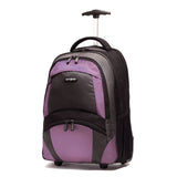 Samsonite Wheeled Backpack (19 x 10 x 13), Black/bordeaux - backpacks4less.com