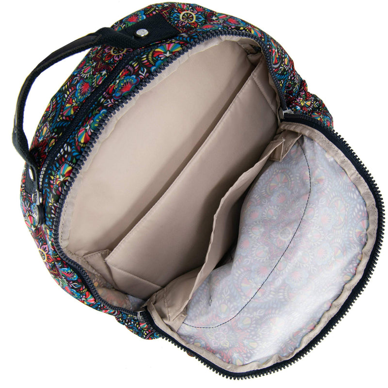 Kipling Seoul Go Large Printed Laptop 15" Backpack Sunshine Burst - backpacks4less.com