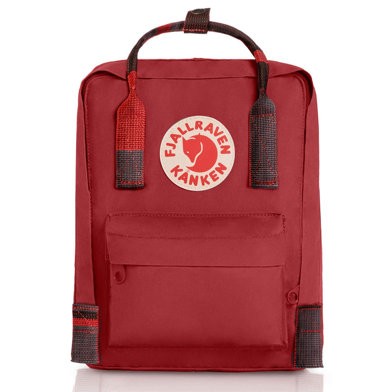 Fjallraven - Kanken Mini Classic Backpack for Everyday, Deep Red/Random Blocked - backpacks4less.com
