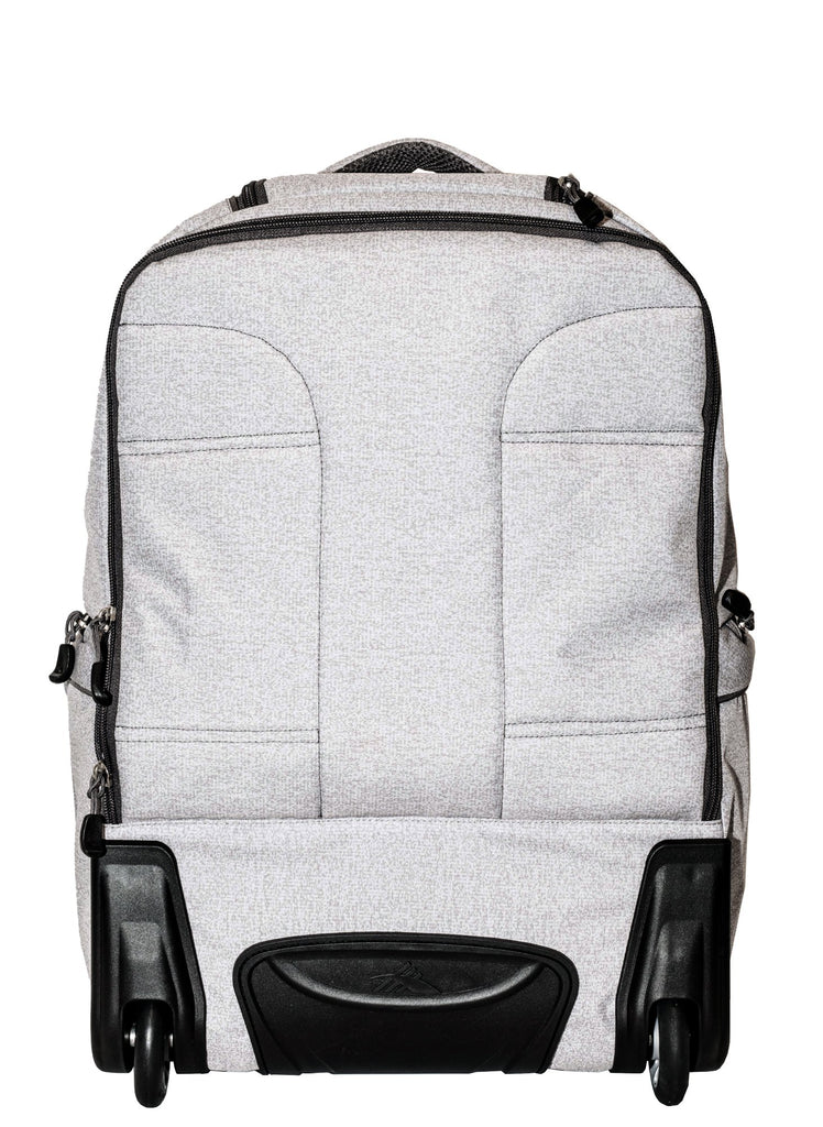 High Sierra Rev Wheeled Backpack (Jersey Knit/Slate) - backpacks4less.com