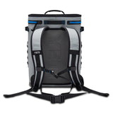 YETI Hopper Backflip 24 Soft Sided Cooler/Backpack, Fog Gray/Tahoe Blue - backpacks4less.com