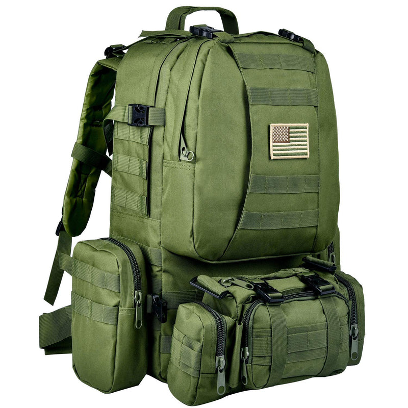 CVLIFE Military Tactical Backpack Army Rucksack Assault Pack Built-up Molle Bag - backpacks4less.com