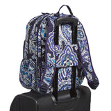 Vera Bradley Signature Cotton Campus, Deep Night Paisley - backpacks4less.com
