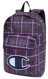 Champion Supercize 2.0 Backpack, Black/Purple, One Size - backpacks4less.com