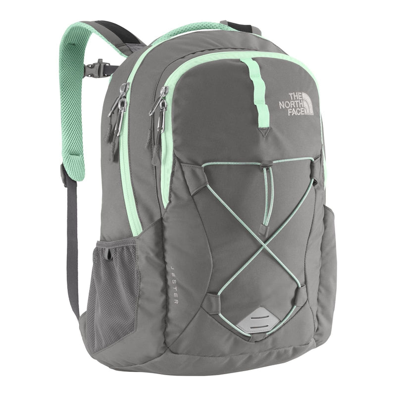 The North Face Women's Jester Zinc Grey/Surf Green - backpacks4less.com