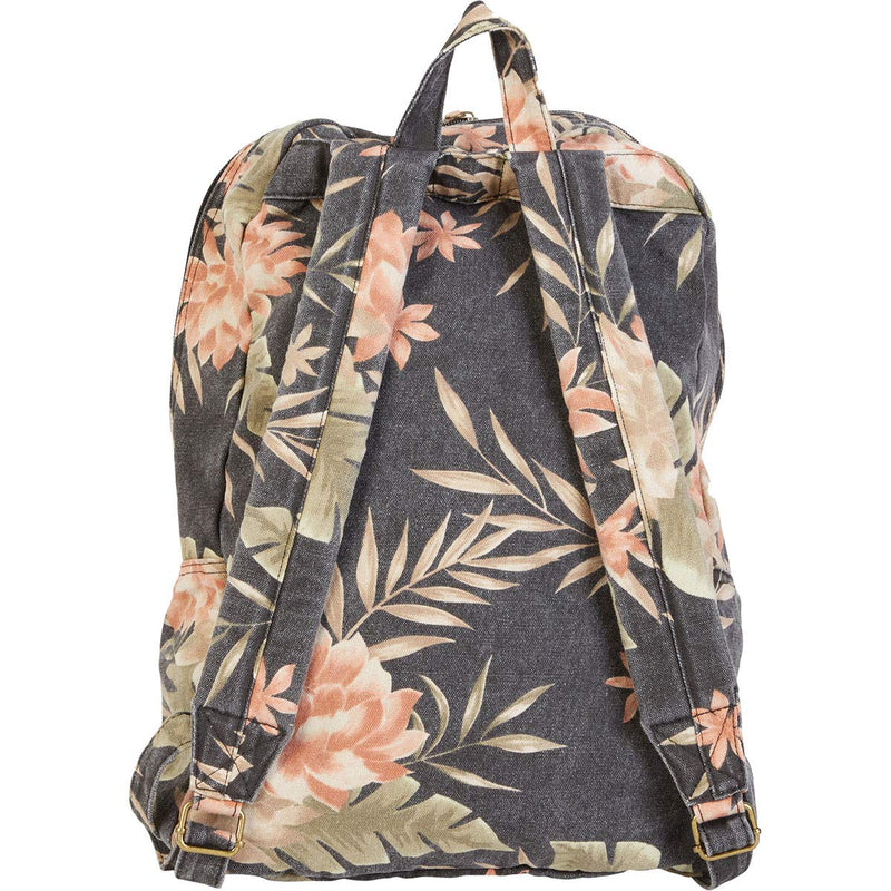 Billabong Women's Hand Over Love Canvas Backpack, Bayleaf, ONE - backpacks4less.com