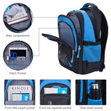 Boys Rolling Backpack, Fanspack Roller Backpack for Kids School Bag Wheeled Primary Backpack for Boys - backpacks4less.com