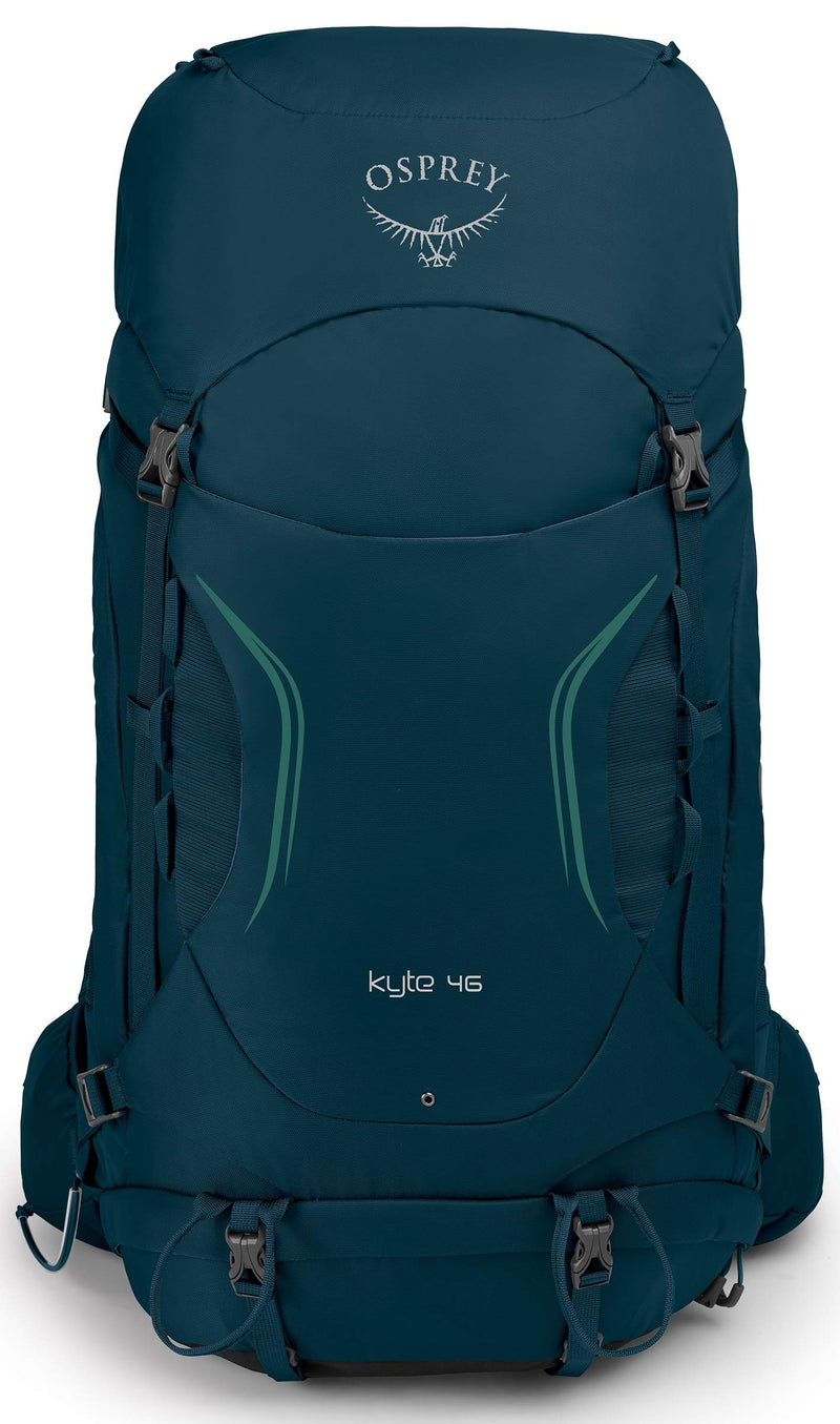 Osprey Packs Kyte 46 Women's Backpack, Ice Lake Green, WX/Small - backpacks4less.com