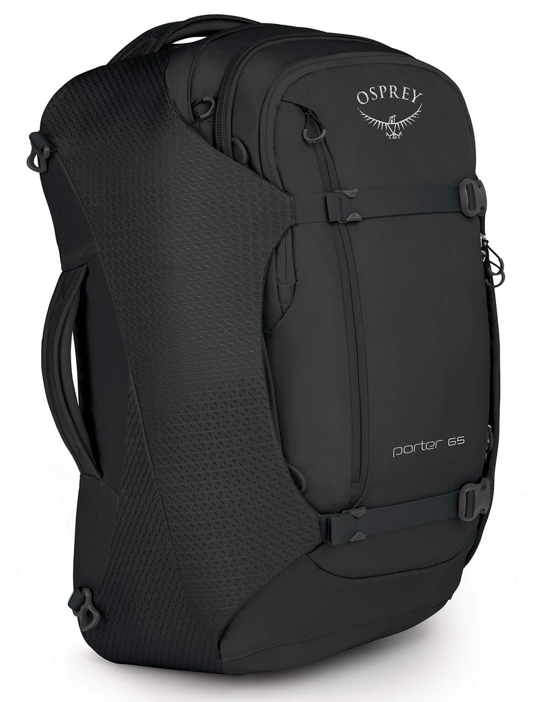 Osprey Packs Packs Porter 65 Travel Backpack, Black, One Size, Black, One Size - backpacks4less.com