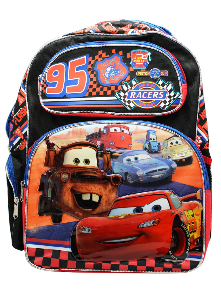 Disney Pixar 95 Cars 16 Inches Backpack - backpacks4less.com
