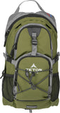 TETON Sports Oasis 1100 Hydration Pack | Free 2-Liter Hydration Bladder | Backpack design great for Hiking, Running, Cycling, and Climbing | Green - backpacks4less.com