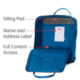 Fjallraven - Kanken Classic Backpack for Everyday, Lake Blue - backpacks4less.com