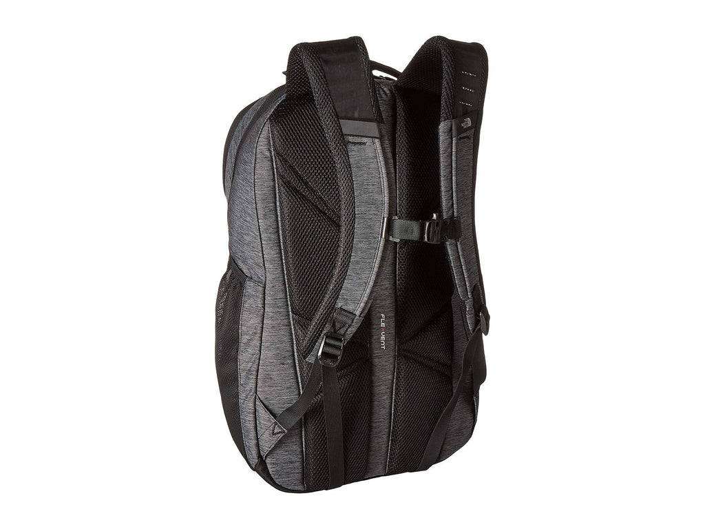 The North Face Jester Backpack, TNF Black Heather/TNF White, One Size - backpacks4less.com