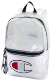 Champion LIFE Supersize Clear Backpack White One Size - backpacks4less.com