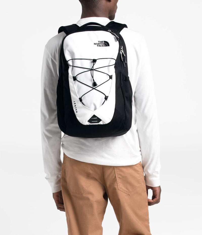 The North Face Jester Backpack, TNF White/TNF Black, One Size - backpacks4less.com