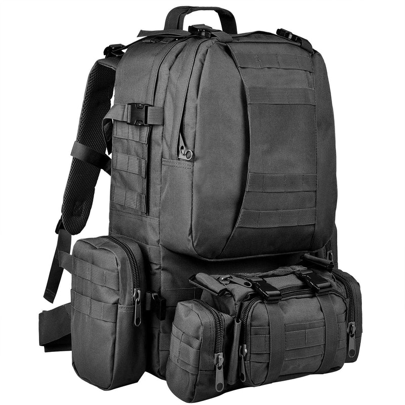 CVLIFE Military Tactical Backpack Army Assault Pack Built-up Molle Bag Rucksack - backpacks4less.com