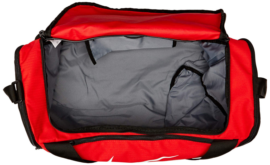 NIKE Brasilia Small Duffel - 9.0, University Red/Black/White, Misc–