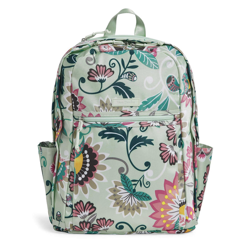 Vera Bradley Lighten Up Grand, Mint Flowers - backpacks4less.com