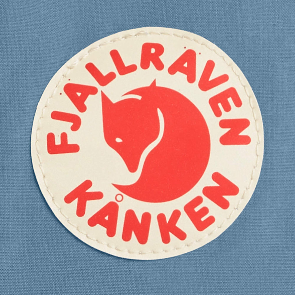 Fjallraven - Kanken Mini Classic Backpack for Everyday, Blue Ridge/Random Blocked - backpacks4less.com