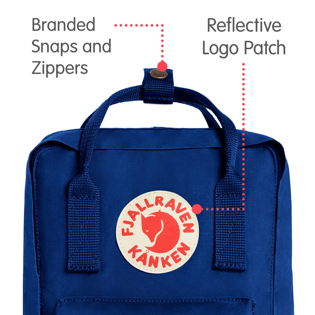 kanken mini backpack deep blue Fjallraven With its compact dimensions of 29 x 20 x 13 cm and a capacity of 7 liters Kanken Bags Fjallraven Kanken Reflective