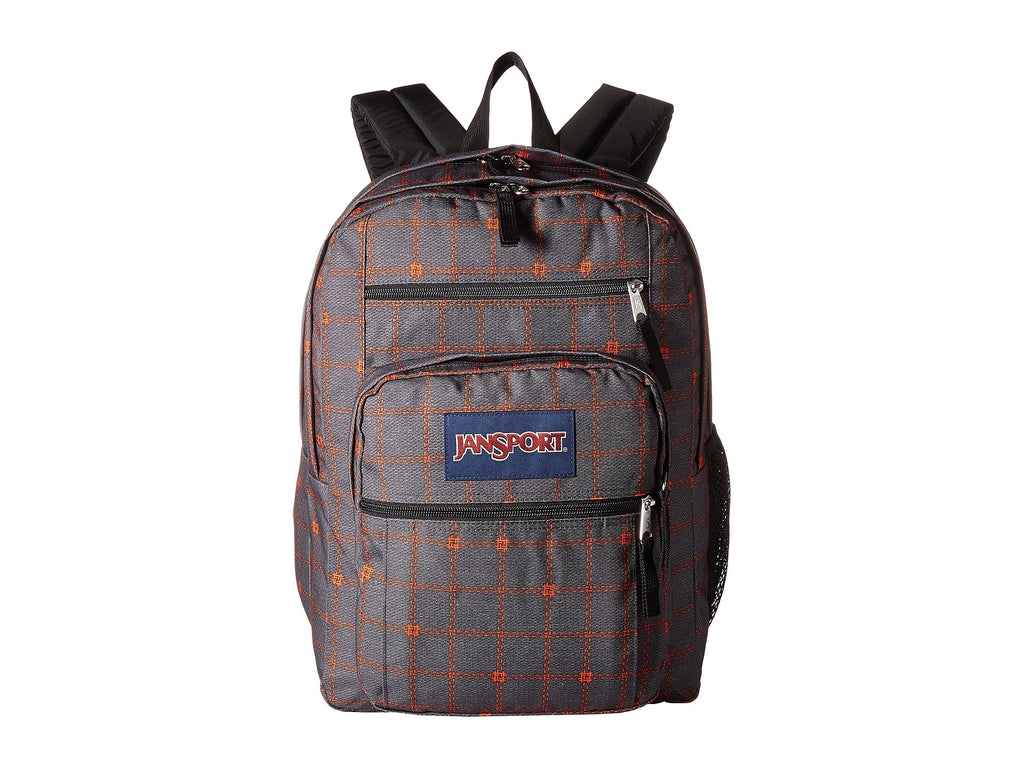 checkered backpack jansport JanSport Big Student Backpack, Shady Grey Stitch Plaid