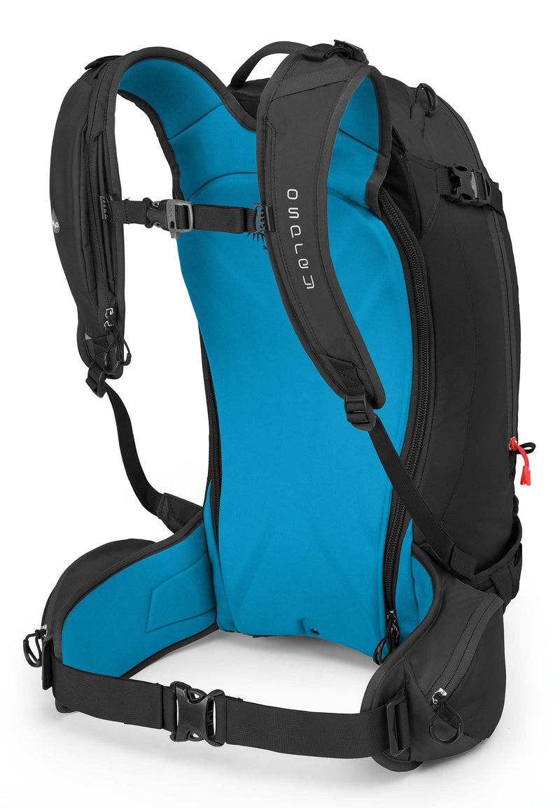 Osprey Packs Kamber 32 Men's Ski Backpack, Galactic Black, Medium/Large - backpacks4less.com