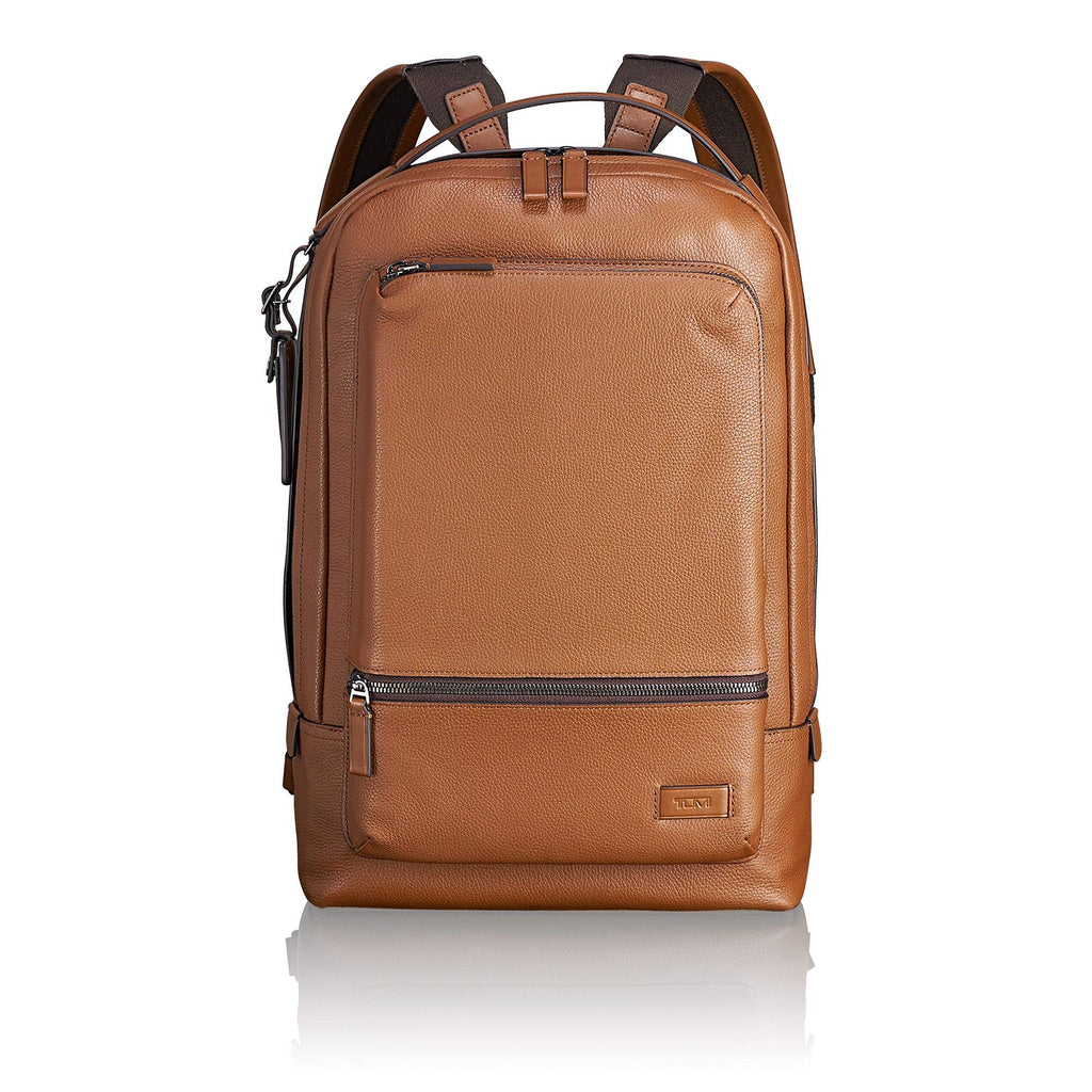 TUMI Harrison Bates Leather Laptop Backpack 14 Inch Computer