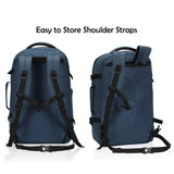 Hynes Eagle Travel Backpack 40L Flight Approved Carry on Backpack, Blue 2018 - backpacks4less.com