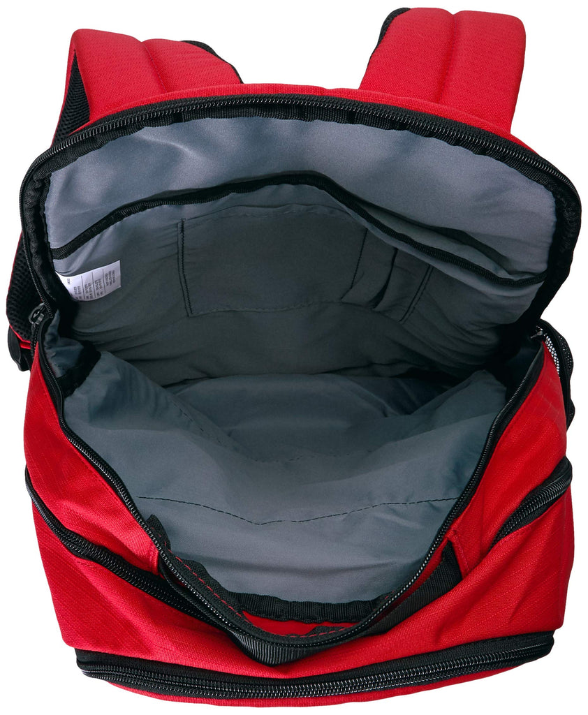Nike Brasilia Medium Training Backpack, Nike Backpack for Women and Men with Secure Storage & Water Resistant Coating, University Red/Black/White - backpacks4less.com