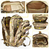 NOOLA Military Tactical Backpack Army Rucksack Assault Pack Molle Bag Multicam CP - backpacks4less.com