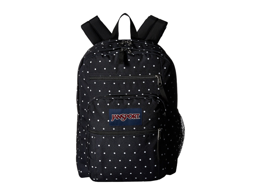 JanSport Big Student Backpack, Black Polka Dot - backpacks4less.com