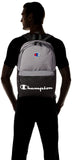 Champion Men's Manuscript Backpack, heather grey, One size - backpacks4less.com