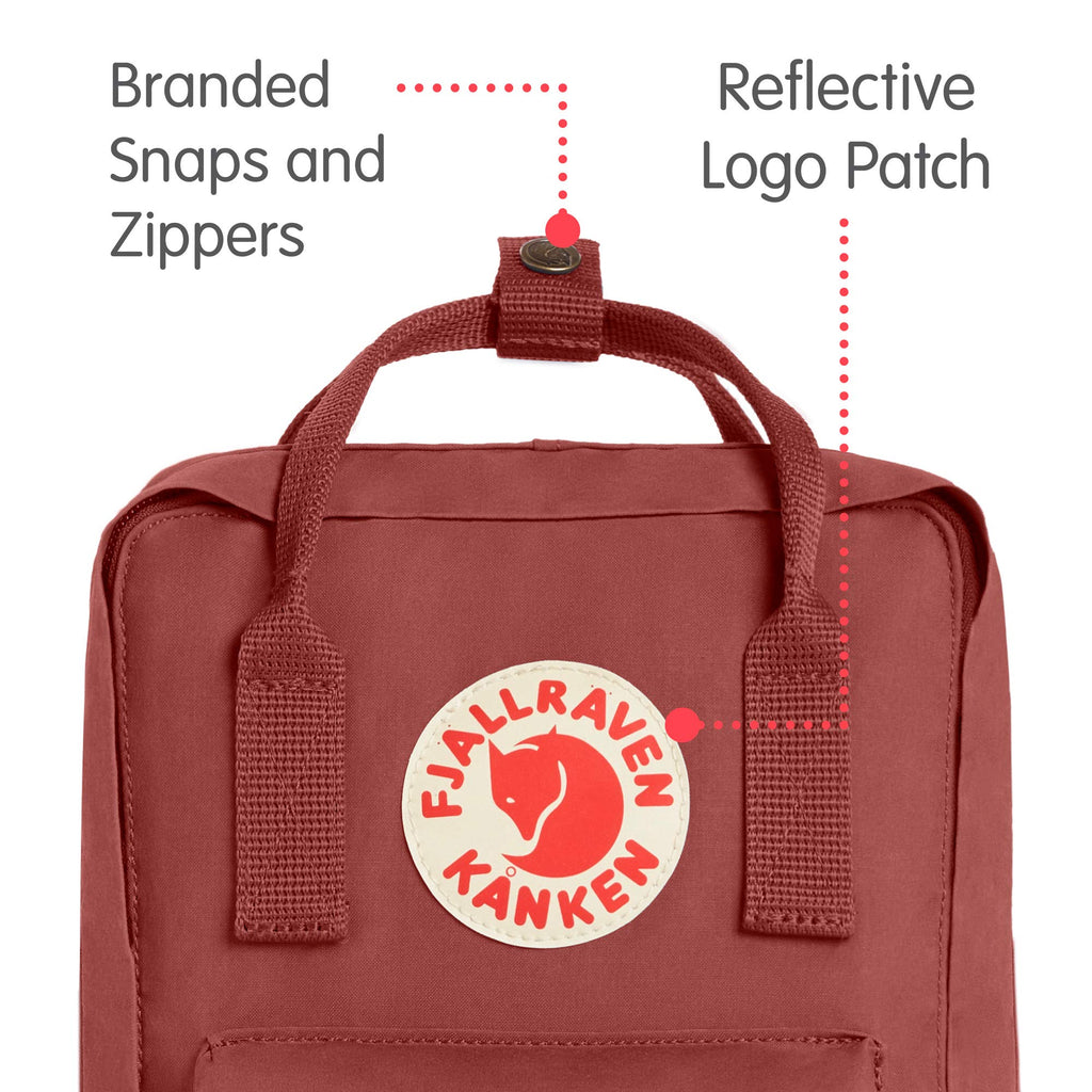 Fjallraven - Kanken Mini Classic Backpack for Everyday, Dahlia–