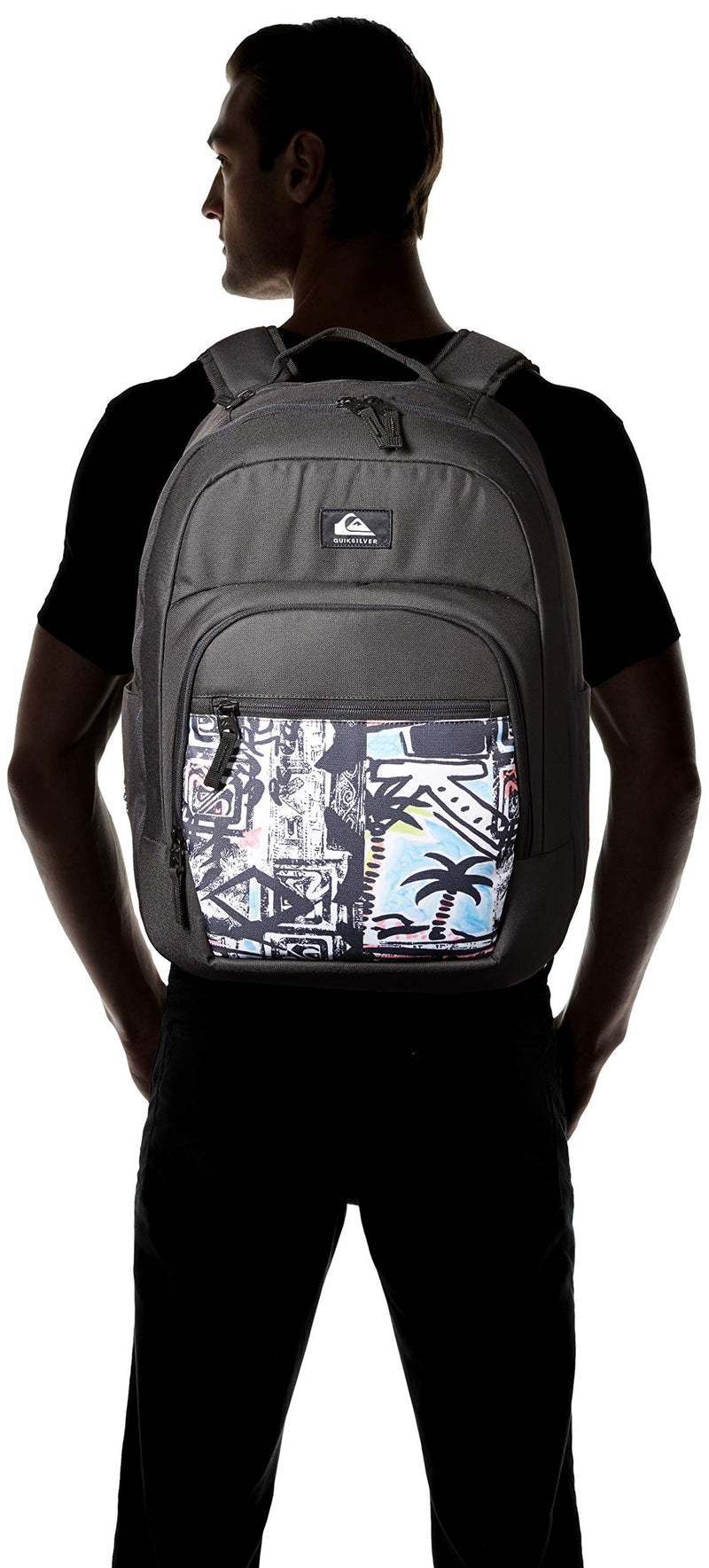 Quiksilver Men's SCHOOLIE Cooler II Backpack, Gulf Stream, 1SZ - backpacks4less.com